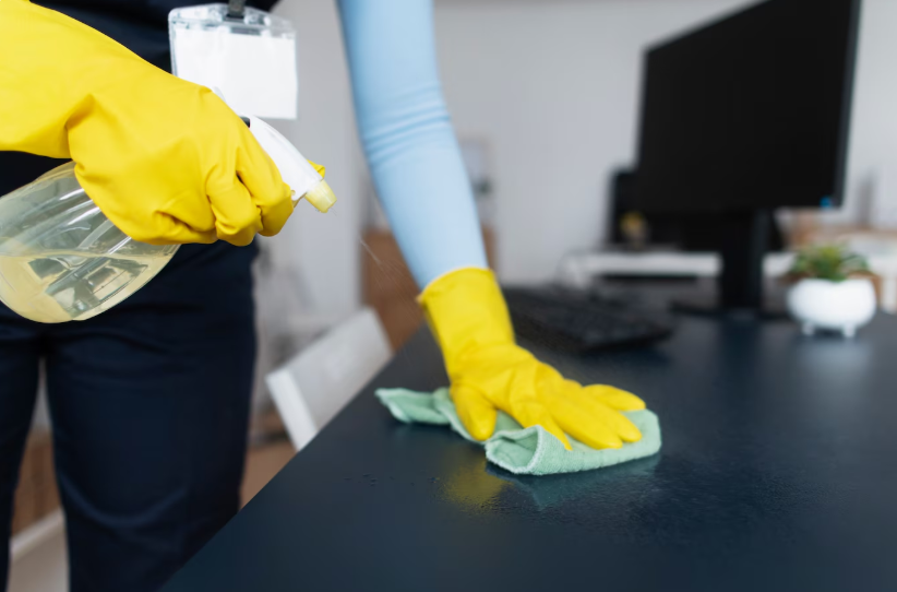 Office Cleaning Services Vancouver desk