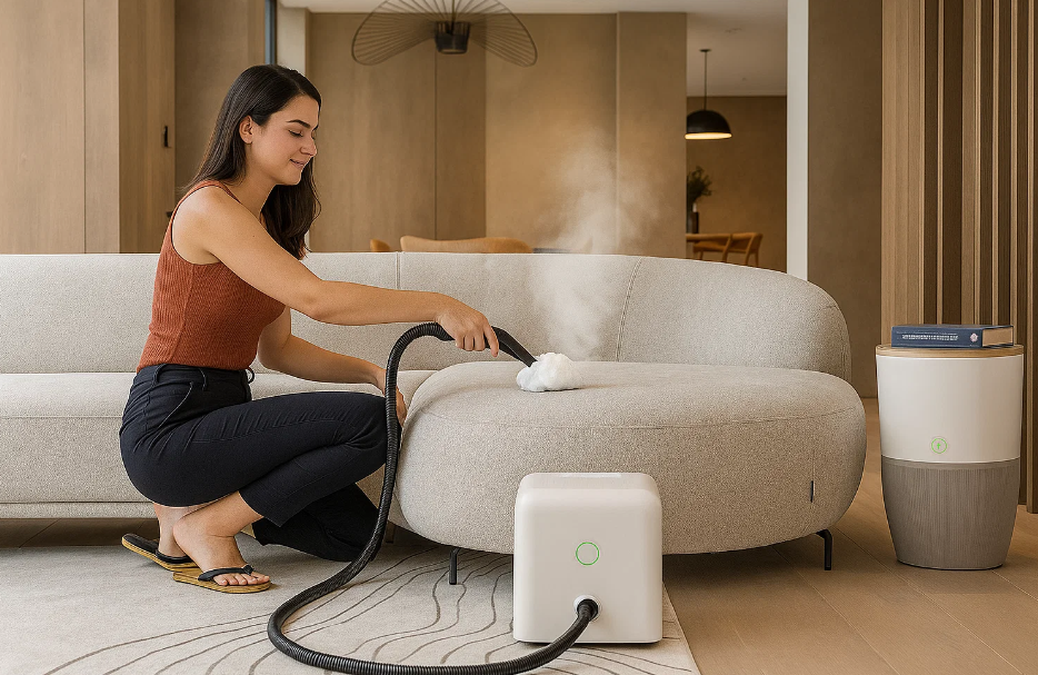 Steam cleaning sofa – Deep Cleaning Vancouver